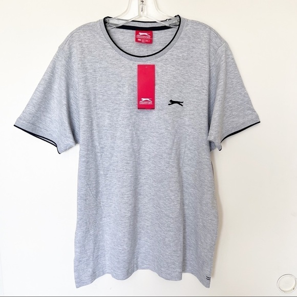 Slazenger Gray Short Sleeve T Shirt Size Medium - Picture 5 of 5